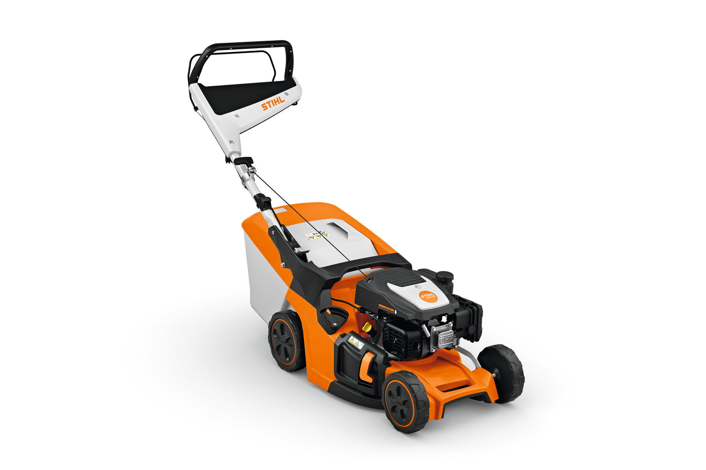 Tosaerba Stihl RME 443 in vista laterale su prato