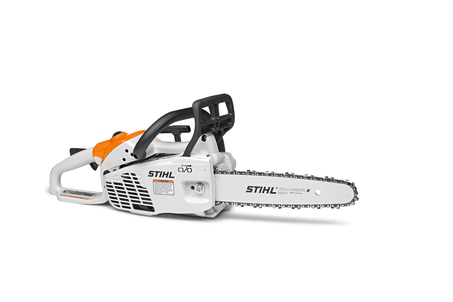 Particolare del motore della motosega Stihl MS 194 C-E