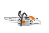 Dettaglio della motosega Stihl MS 194 C-E con catena