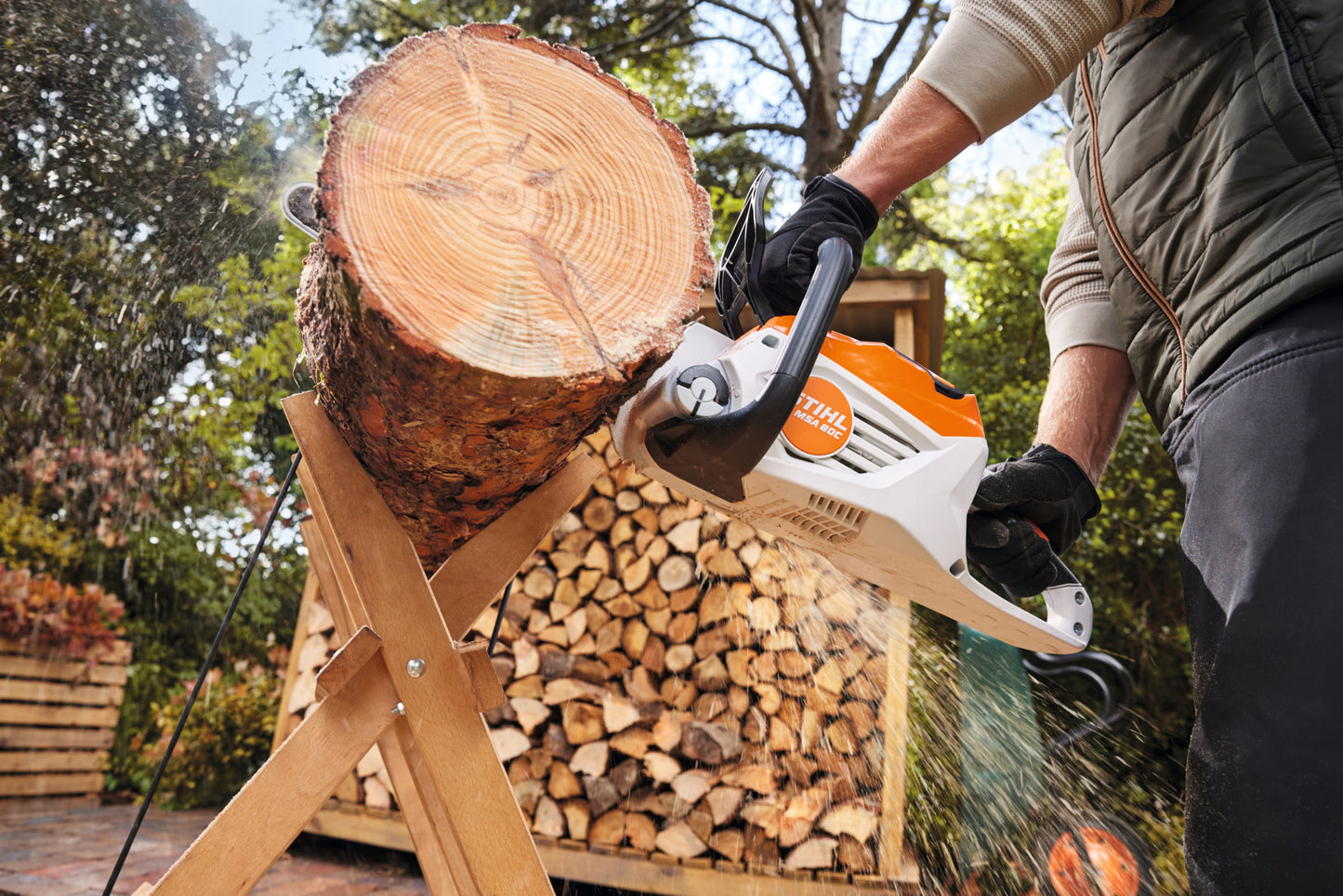 Freno catena QuickStop Super della motosega STIHL