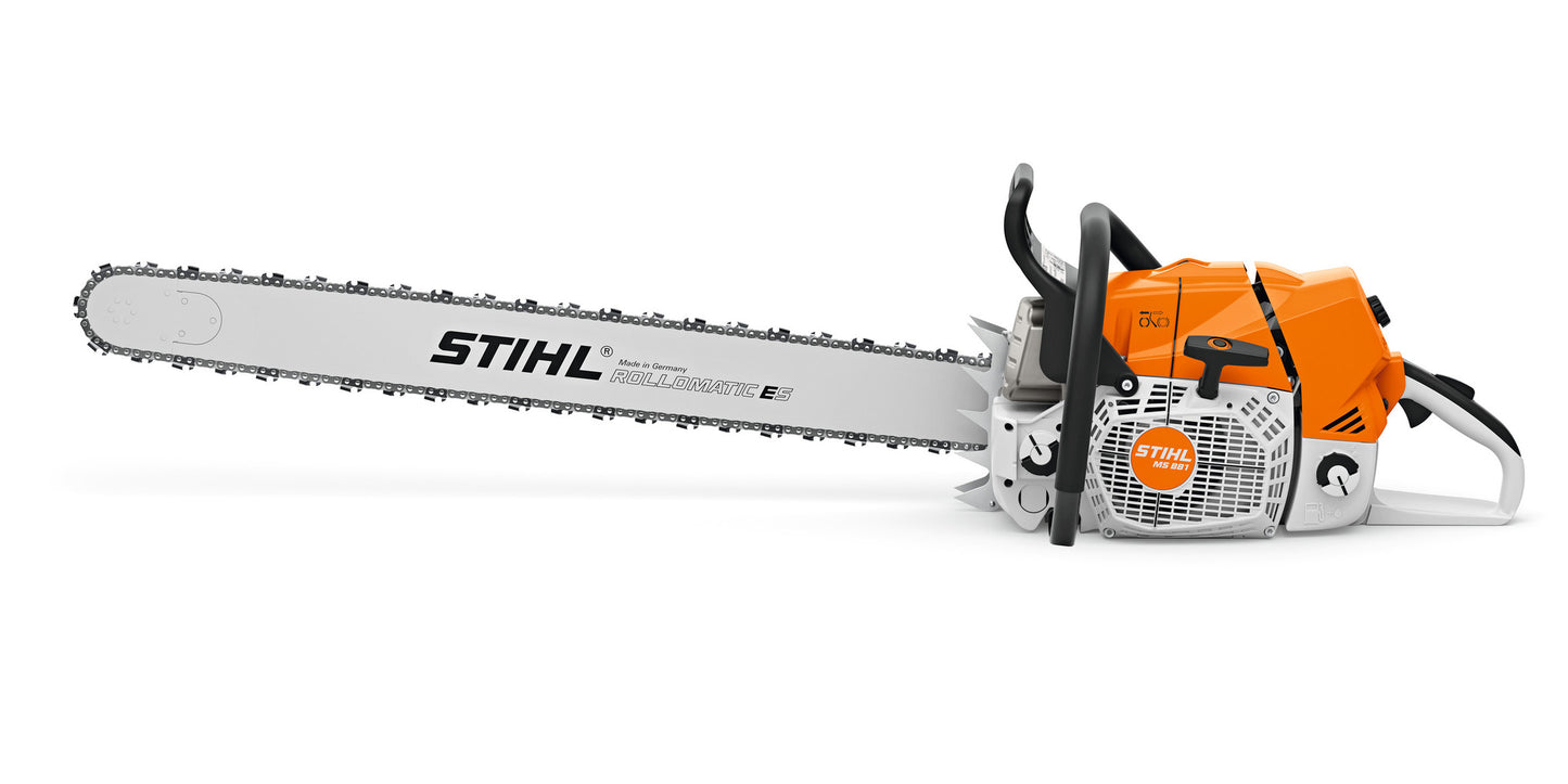 Dettaglio del sistema di taglio della motosega STIHL MS 881