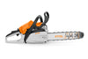 Vista frontale della motosega STIHL MS 182