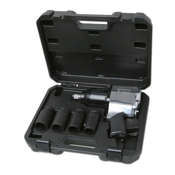 Assortimento di un avvitatore reversibile e quattro bussole Macchina serie lunga - 1928K4
