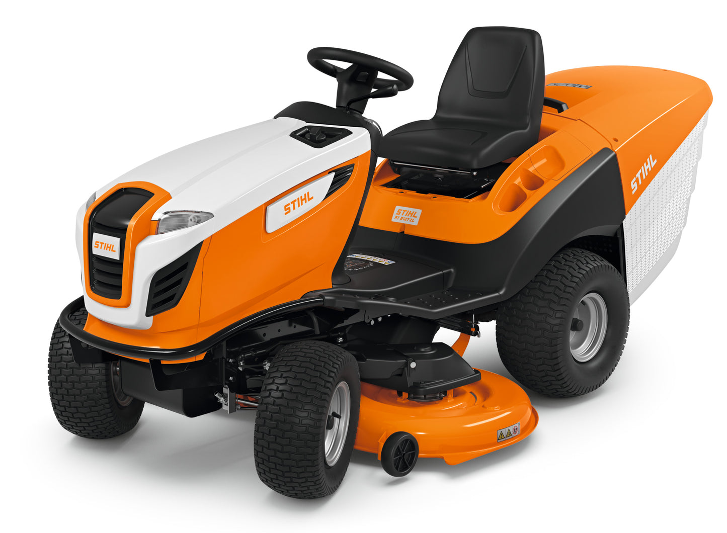 Particolare del sistema di controllo del trattorino STIHL RT 6127 ZL.