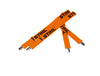 Bretelle da arborista Stihl arancioni con clips in metallo e inserti sintetici
