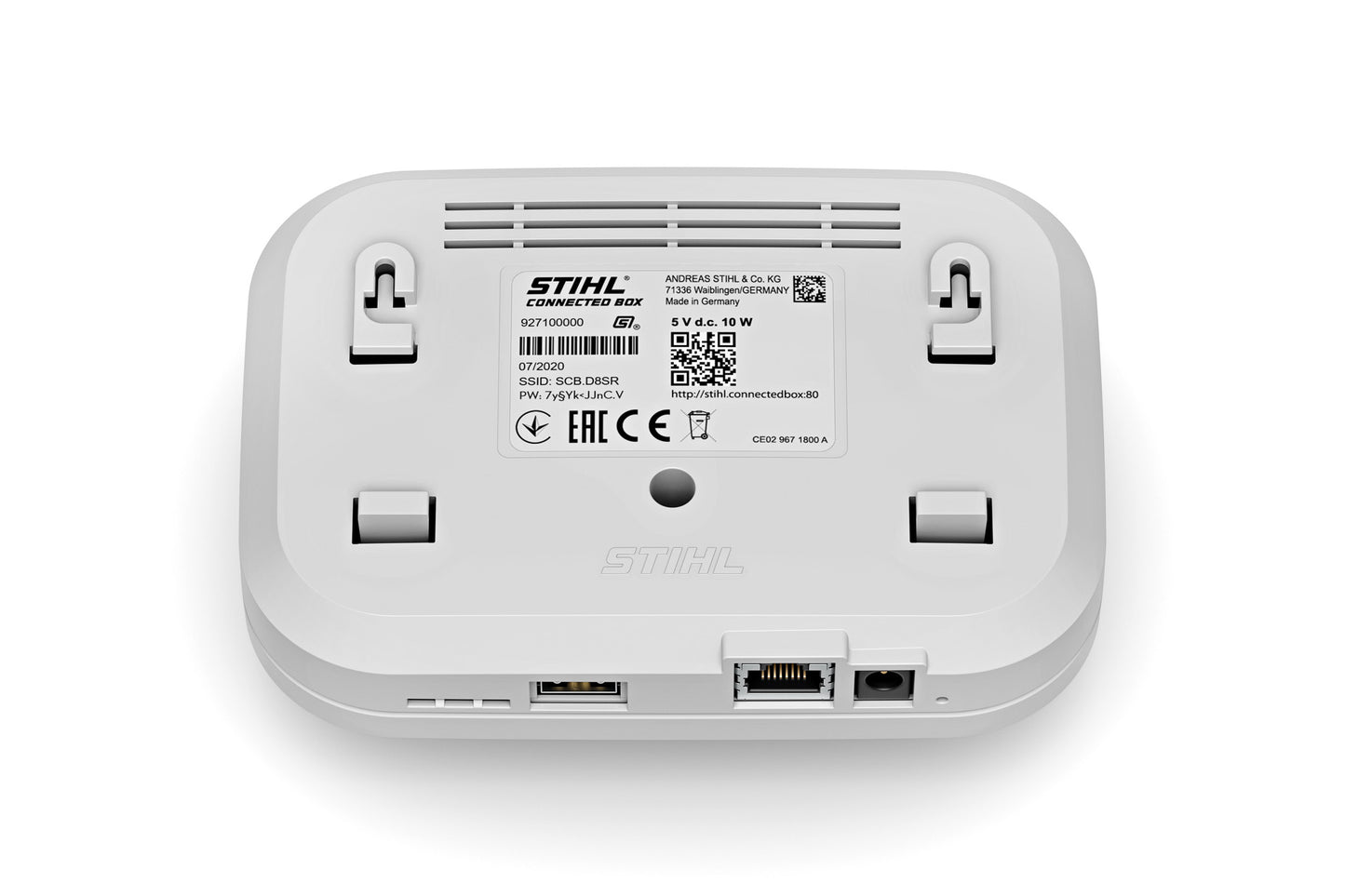 Dettaglio del design della STIHL Connected Box