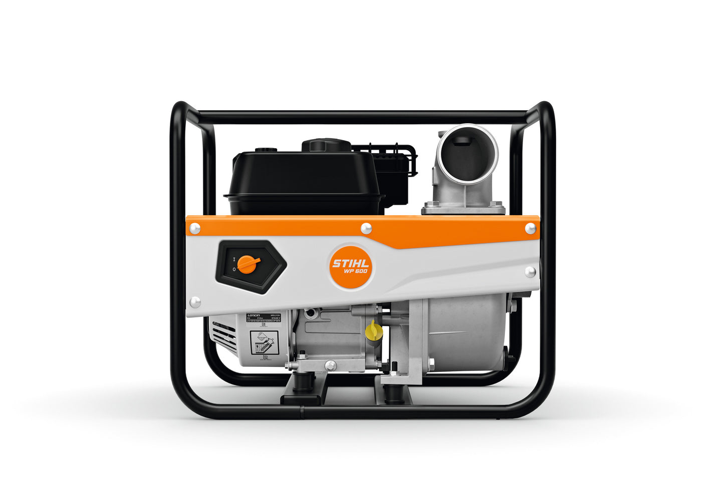 Particolare del telaio robusto della Pompa Idrovora WP-600 di Stihl