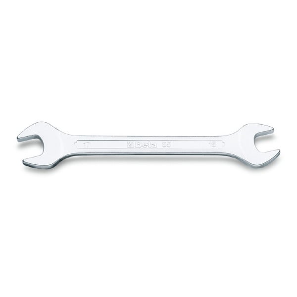 Chiavi a forchetta doppie cromate - 55