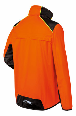 Giacca Anti-Intemperie Duroflex Stihl in materiale arancione segnaletico impermeabile