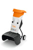 Vista frontale del Biotrituratore elettrico Stihl GHE 105 con apertura a quadrifoglio