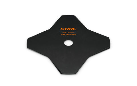 Lama tagliaerba a 4 denti Stihl per decespugliatore, visualizzazione dettagliata