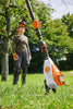 Dettaglio del motore del potatore a batteria STIHL HTA 135