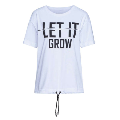 T-shirt SZ S Donna GROW bianco
