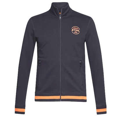 Felpa con cerniera SZ L LOGO-CIRCLE nero