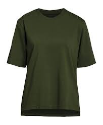 T-shirt SZ L Donna LOGO BACK verde