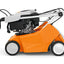 Primo piano del manubrio dell'arieggiatore RL 540 di Stihl