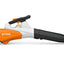 Impugnatura e dettagli del tubo del Soffiatore a batteria STIHL BGA 200