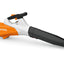 Vista frontale del Soffiatore a batteria STIHL BGA 200 con design ergonomico