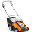 Arieggiatore a Batteria STIHL RLA 240 visto di profilo laterale