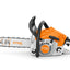 Vista posteriore della motosega STIHL MS 182