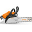 Vista frontale della motosega STIHL MS 182