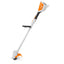 Decespugliatore Giocattolo Stihl in primo piano su uno sfondo bianco