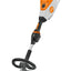 Vista frontale del motore Kombi a batteria STIHL KMA 135 R