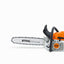 Dettaglio manico e comando leva motosega STIHL MS 311
