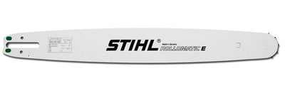 Vista laterale della Spranga - Rollomatic E .325" 11D di Stihl, con dettagli della costruzione robusta a tre strati metallici