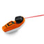Vista laterale del Laser di precisione 2-in-1 di Stihl durante l'operazione di taglio