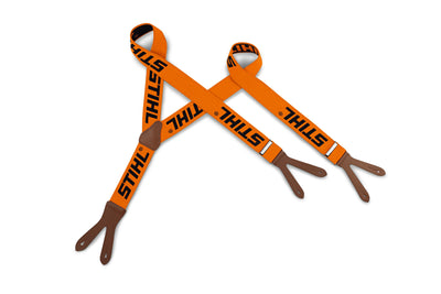 Bretelle per Potatori Stihl in colore arancio con cinghie regolabili