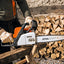 Motosega STIHL MSE 170 con focus sull'area di manovra