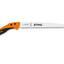 Dettaglio della lama dentata giapponese della sega Stihl PR 24