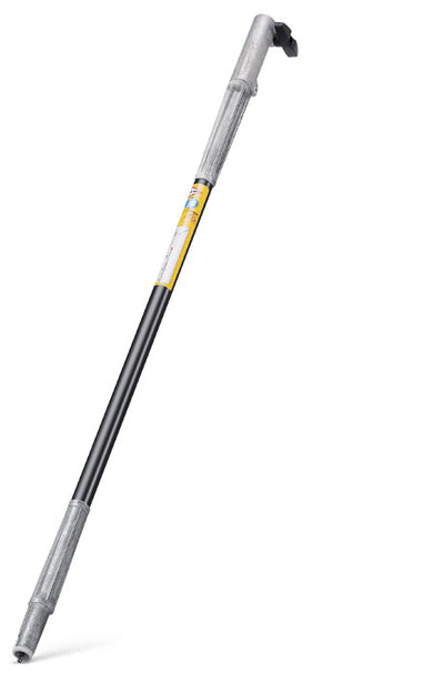 Dettaglio della prolunga in carbonio per asta HT-KM e HL-KM di Stihl, evidenziando la struttura leggera e robusta.