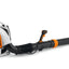 Vista laterale del soffiatore spalleggiato Stihl BR 450 CEF con sistema di avviamento Elektrostart