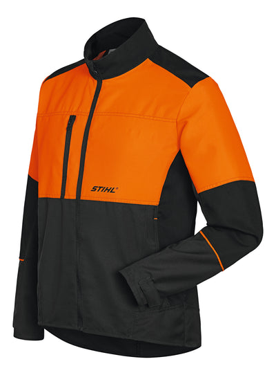 Giacca Function Universale STIHL in vista frontale con tasche e logo