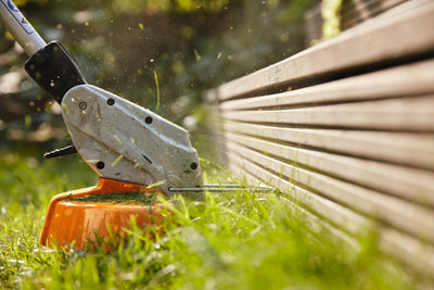 Decespugliatore STIHL FSA 45 dettaglio della batteria