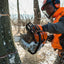 Particolare del motore STIHL MS 661 C-M in azione