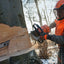 Dettaglio della barra e catena della motosega STIHL MS 661 C-M