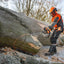 Motosega STIHL MS 661 C-M in posizione di lavoro su tronco