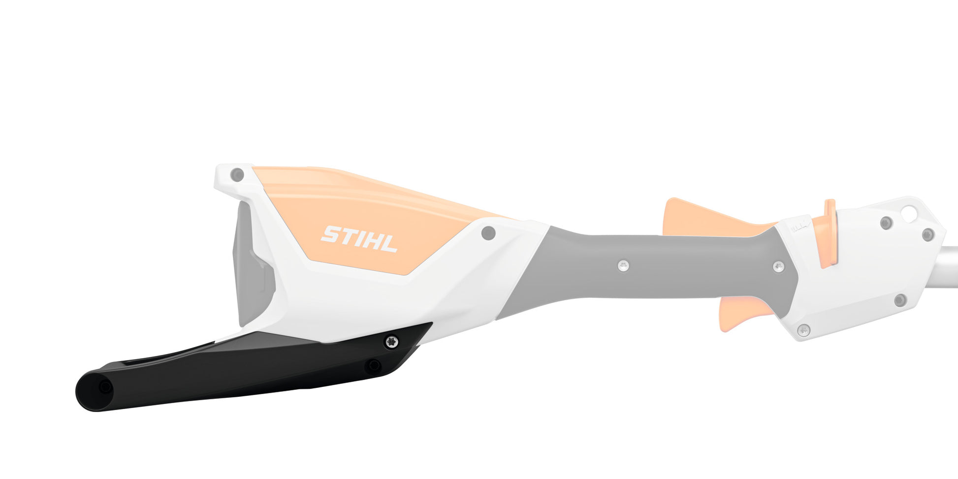 Vista laterale delle basi di supporto Stihl per HTA e HLA