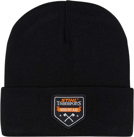 Berretto nero invernale Stihl Timbersports con logo 