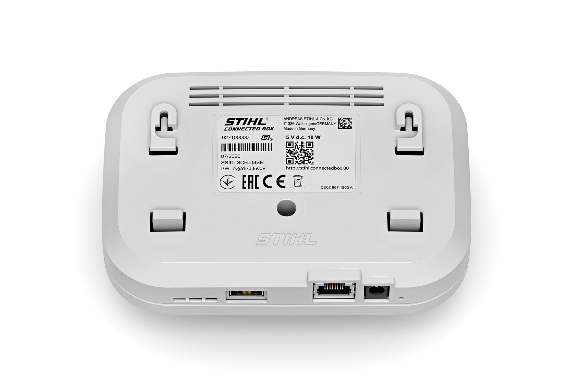 Dettaglio del design della STIHL Connected Box