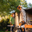 Vista laterale del casco giocattolo STIHL