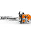 Vista laterale della motosega STIHL MS 500i