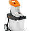 Dettaglio dell'imbuto di riempimento a trifoglio del biotrituratore elettrico STIHL GHE 135 L