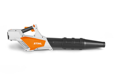Primo piano del soffiatore a batteria giocattolo di Stihl