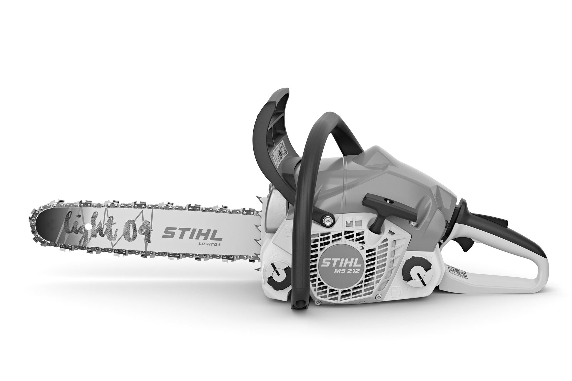 Dettaglio del sistema di tensione catena della motosega STIHL