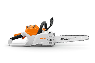 Vista laterale della motosega STIHL MSA 200 C-B