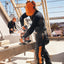 Motosega in azione su legno